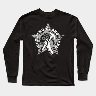 Working Class Hero Emblem Long Sleeve T-Shirt